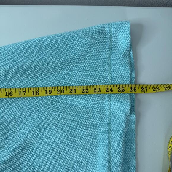 Escape by Habitat Sweater Womens Large Aqua Textured Knit Crewneck Pullover - Picture 8 of 9